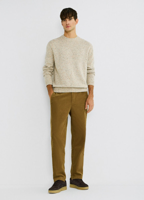 Брюки из вельвета, Желтый