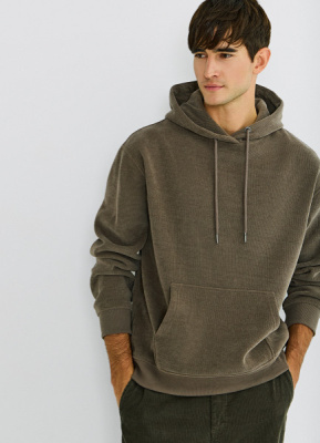 Утеплённое худи, Коричневый