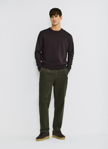 Джемпер из смесовой вискозы, Коричневый