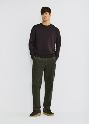 Джемпер из смесовой вискозы, Коричневый