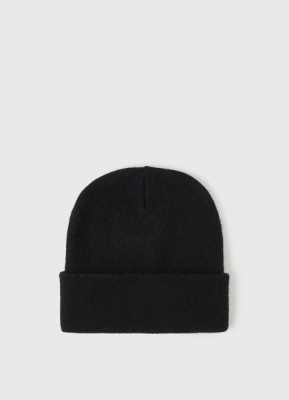 Вязаная шапка для девочек, Черный