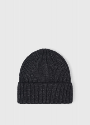 Шапка с отворотом, Серый