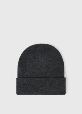 Шапка с отворотом, Серый