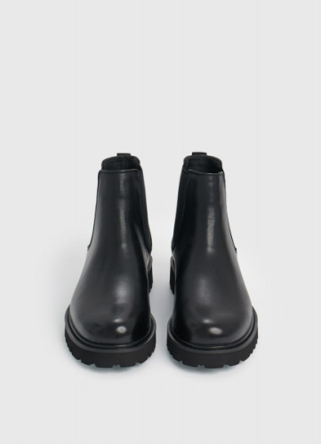 Ботинки челси из натуральной кожи, Черный