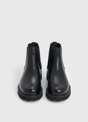 Ботинки челси из натуральной кожи, Черный
