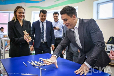 Известные гимнасты Никита и Дарья Нагорные попробовали себя в якутских видах спорта / Анастасия Филиппова   