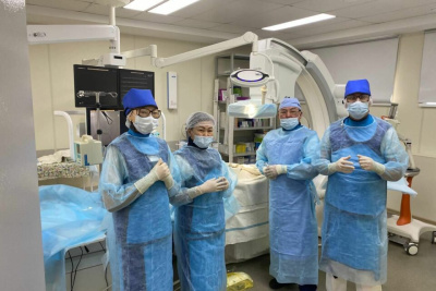 Сразу три стента в сердце установили 82-летнему мужчине в Нерюнгри / Саина Титова   