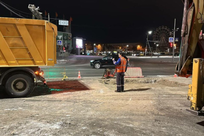 Утечка газа в Якутске устранена. Движение транспорта на месте ремонтных работ откроют до конца дня / ЯСИА Якутск Якутск Республика Саха (Якутия)