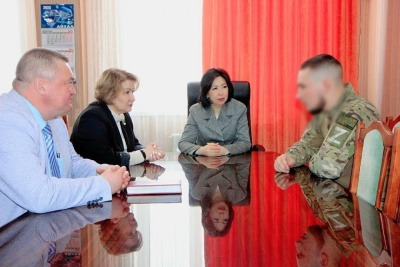 В отпуск пришел кавалер ордена Мужества /    