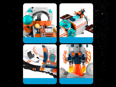 JK8508 Конструктор Космическая ракета