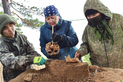 Древний могильник с парным погребением раскопали в Якутии / ЯСИА   Республика Саха (Якутия)