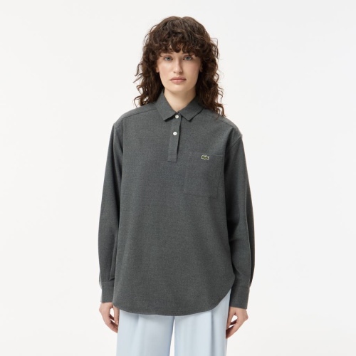Женская рубашка Lacoste  OVERSIZE FIT