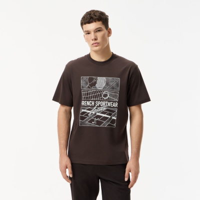 Мужская хлопковая футболка Lacoste