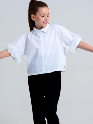 Блузка текстильная для девочек