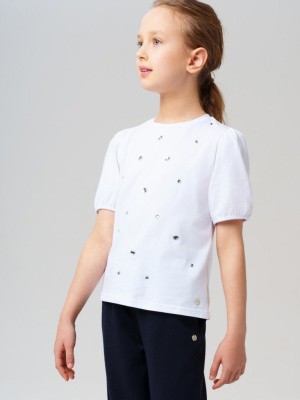 Джемпер трикотажный для девочек (футболка)