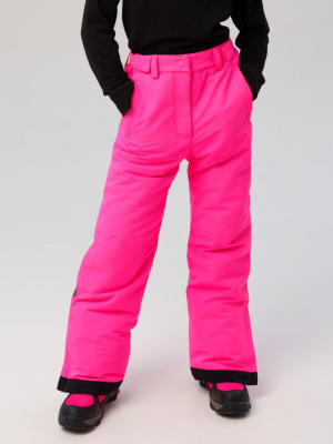 Брюки текстильные с полиуретановым покрытием для девочек