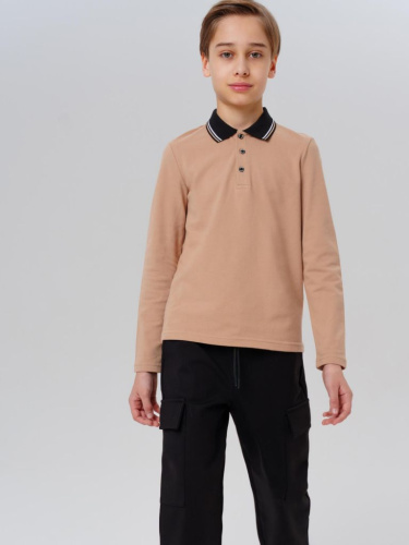 Джемпер трикотажный с воротником поло для мальчиков