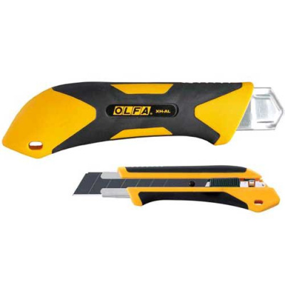 Нож OLFA "AUTOLOCK" с выдвижным лезвием, двухкомпонентный корпус, 25мм