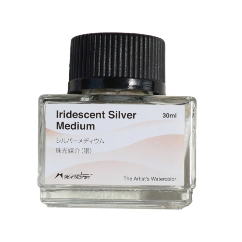 Медиум для акварели Mairtini 30 мл, серебро