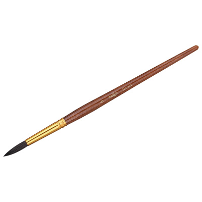 Кисть белка №6 круглая Гамма короткая ручка