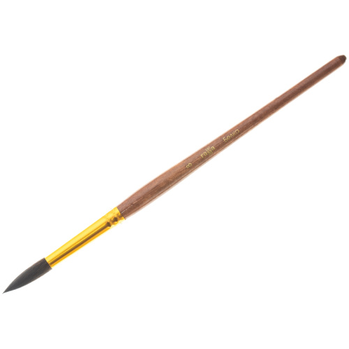 Кисть белка №8 круглая Гамма короткая ручка