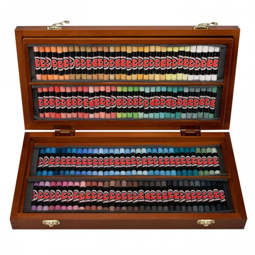 Набор сухой пастели Подольск Арт Центр 130 цв в дереве