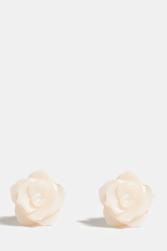 Серьги пусеты из натуральной ракушки