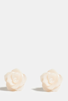 Серьги пусеты из натуральной ракушки