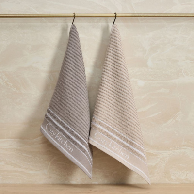 Комплект махровых полотенец COZY Kitchen, серый