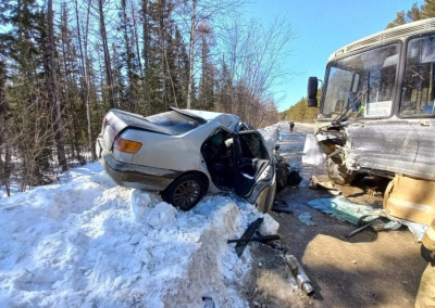Смертельное ДТП произошло в Олёкминском районе Якутии / Саина Титова   
