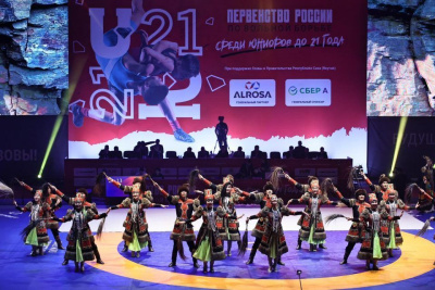 Торжественное открытие первенства России по вольной борьбе состоялось в Якутске / Виктория Сергеева Якутск Якутск Республика Саха (Якутия)