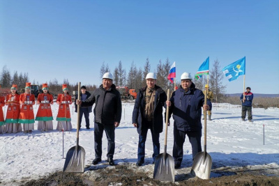 В посёлке Батагай началось строительство водоочистной станции / ЯСИА   
