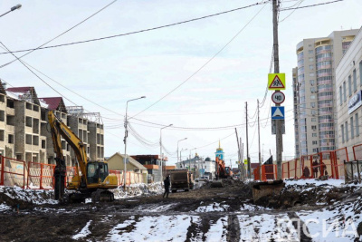 Перекрытие в Якутске перекрёстка Ленина - Дежнева связано с опережающими темпами капремонта / Виктория Сергеева Якутск Якутск Республика Саха (Якутия)
