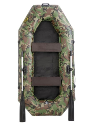 Гребная лодка ПВХ MAGNUM PRO 300 (Камуфляж) гребная, с возможностью установки транца (2024)