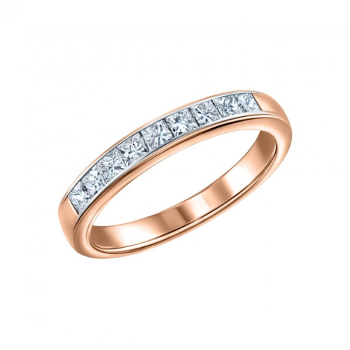 Золотое обручальное кольцо с бриллиантами