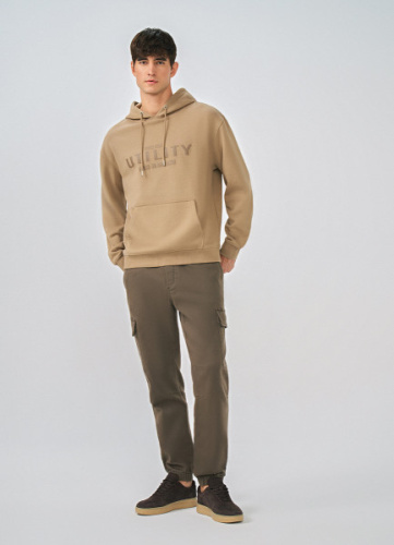 Джоггеры с карго-карманами, Коричневый