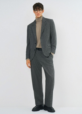 Брюки из смесовой шерсти, Серый