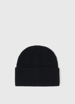 Шапка с отворотом, Черный