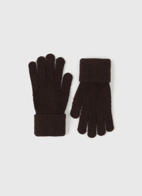 Вязаные перчатки, Коричневый