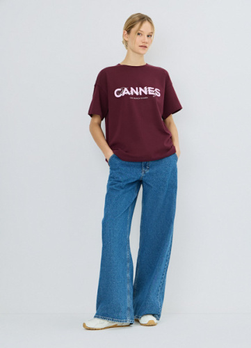 Ультраширокие джинсы, Синий