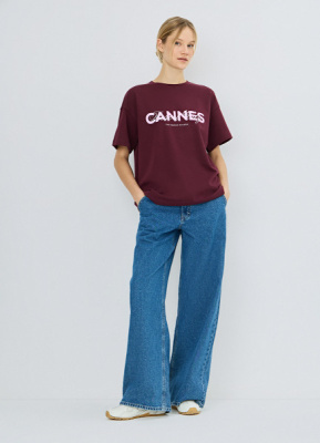 Ультраширокие джинсы, Синий