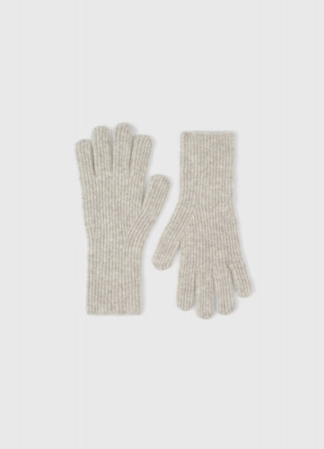 Вязаные перчатки, Бежевый