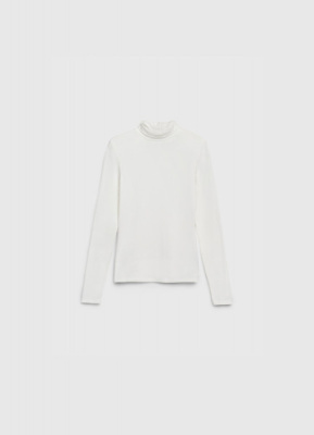 Водолазка из хлопка, Белый