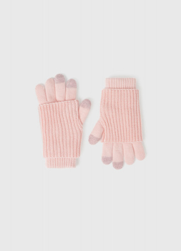 Перчатки и митенки для девочек, Розовый