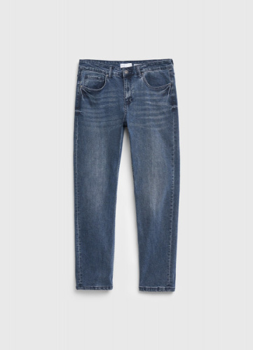 Зауженные джинсы, Синий