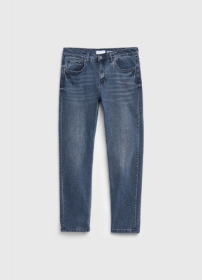 Зауженные джинсы, Синий