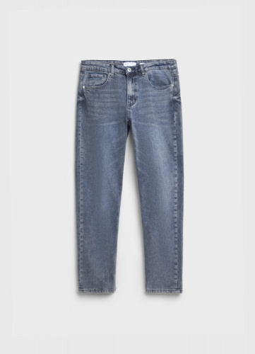 Зауженные джинсы, Серый