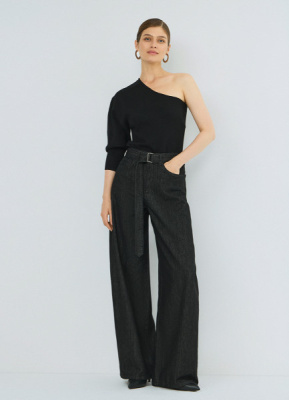 Джинсы Barrel fit, Черный