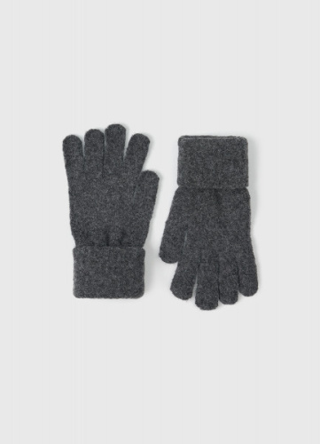 Вязаные перчатки, Серый