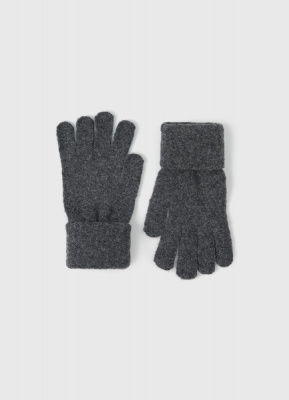 Вязаные перчатки, Серый